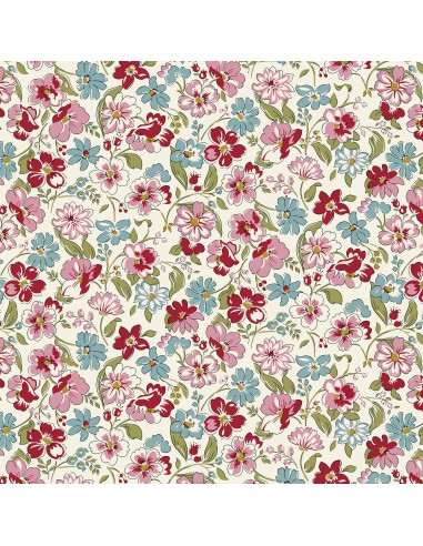 Heirloom 4 Floral Joy, Tessuto Rosa con Gioia Floreale - Liberty Fabrics Liberty Fabrics - 1