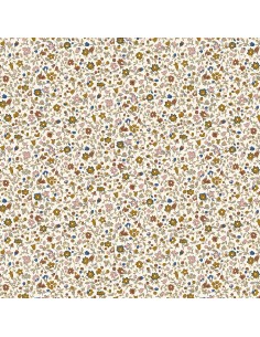 Denim Florals Posy Haze, Tessuto Senape con Nebbia di Fiorellini - Liberty Fabrics Liberty Fabrics - 1