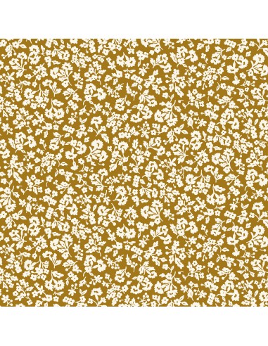 Denim Florals Dainty Meadow, Tessuto Senape con Prato Delicato - Liberty Fabrics Liberty Fabrics - 1