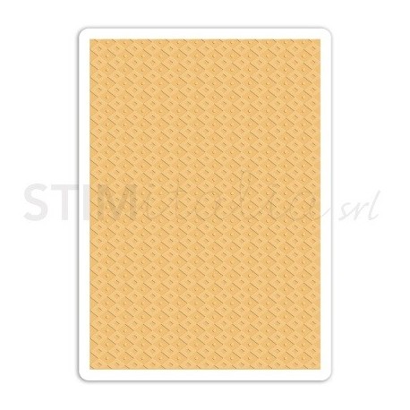 Textured Impressions Plus Embossing Folder - Field of Diamonds by R. Bright Ellison - 1