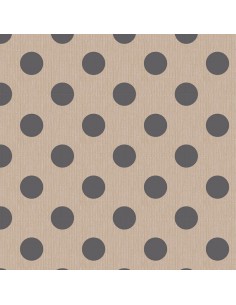 Tilda Chambray Dots Charcoal, Tessuto Screziato con Pois Grigio Carbone Tilda Fabrics - 1 2