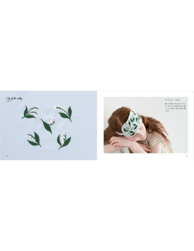 Zakka Embroidery, Simple One- and Two-Color Embroidery Motifs and Small Crafts by Yumiko Higuchi Roost Books - 4