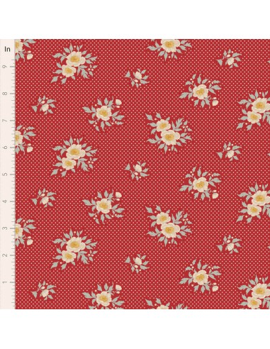 Tilda Merry Little Christmas, Joy Red Tilda Fabrics - 1