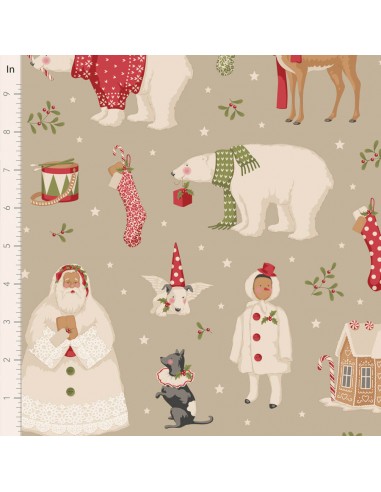 Tilda Merry Little Christmas, Winterfriends Clay Tilda Fabrics - 1