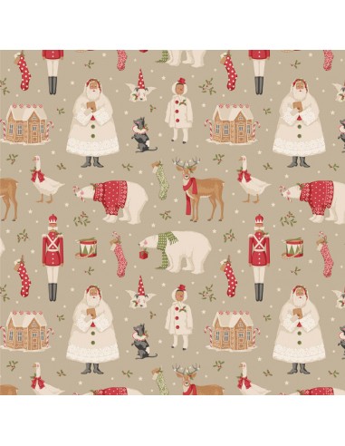 Tilda Merry Little Christmas, Winterfriends Clay Tilda Fabrics - 2