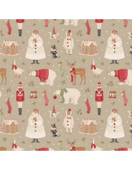 Tilda Merry Little Christmas, Winterfriends Clay Tilda Fabrics - 2