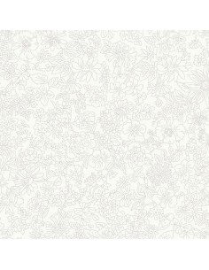 Emily Blossom Ivory, Tessuto Bianco Avorio con fiori - Liberty Fabrics Liberty Fabrics - 1