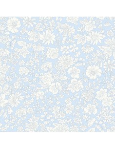 Emily Blossom Pale Sky, Tessuto Azzurro Cielo con fiori - Liberty Fabrics Liberty Fabrics - 1