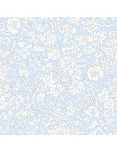 Emily Blossom Pale Sky, Tessuto Azzurro Cielo con fiori - Liberty Fabrics Liberty Fabrics - 1
