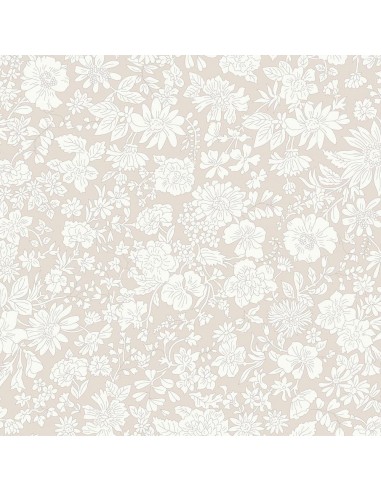 Emily Blossom Parchment, Tessuto Beige Pergamena con fiori - Liberty Fabrics Liberty Fabrics - 1