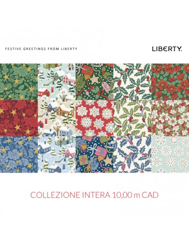 Festive Greetings, Collezione Intera, 15 tessuti x 10,0 metri cad - Liberty Fabrics Liberty Fabrics - 1