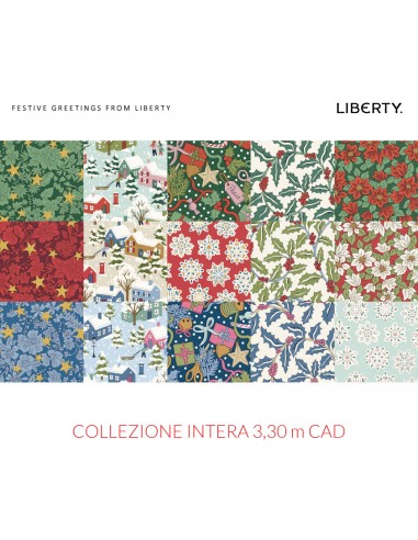 Festive Greetings, Collezione Intera, 15 tessuti x 3,3 metri cad - Liberty Fabrics Liberty Fabrics - 1