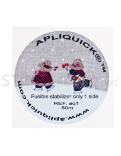 Fliselina Termoadesiva per Tecnica Apliquick, 100 x 90 cm - FUSIBLE STABILIZER Apliquick - 2 2