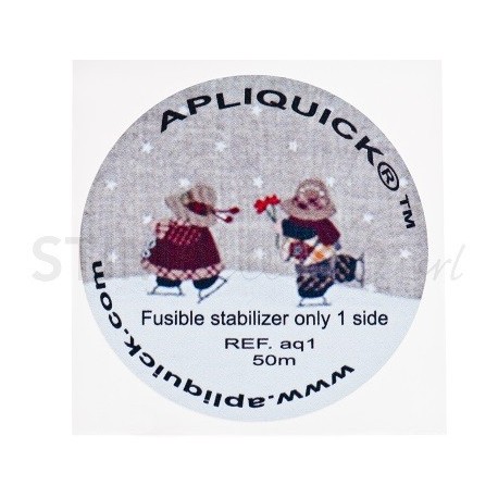 Fliselina Termoadesiva per Tecnica Apliquick, H90 cm - FUSIBLE STABILIZER Apliquick - 2