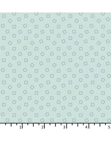EQP Future Heirloom, Tunbling Blocks Frosty Blue EQP Textiles - 1