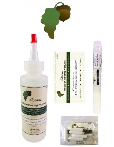 Easy Press Fabric Treatment Piecing Bundle: 4 oz - Ricarica, 1 Penna Stira Facile e 5 Nibs Acorn - 1