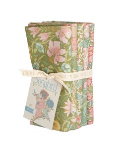 Tilda Songbird Bundle Green, 5 Fat Quarter da 50 x 55 cm Verde Tilda Fabrics - 1