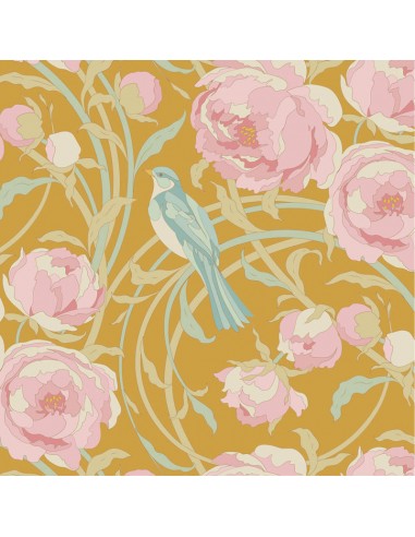 Tilda Songbird Cora Mustard, Tessuto...
