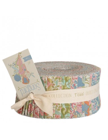 Tilda Songbird Fabric Roll, 40 Strisce da 2,5 x 42 pollici Collezione Base Tilda Fabrics - 1