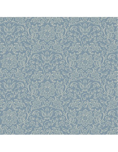 Tilda Songbird Lila Blue, Tessuto Blu...