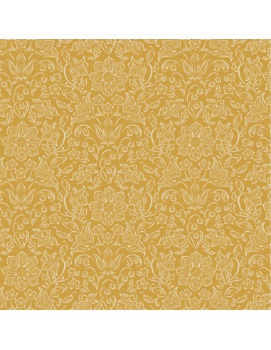 Tilda Songbird Lila Mustard, Tessuto...