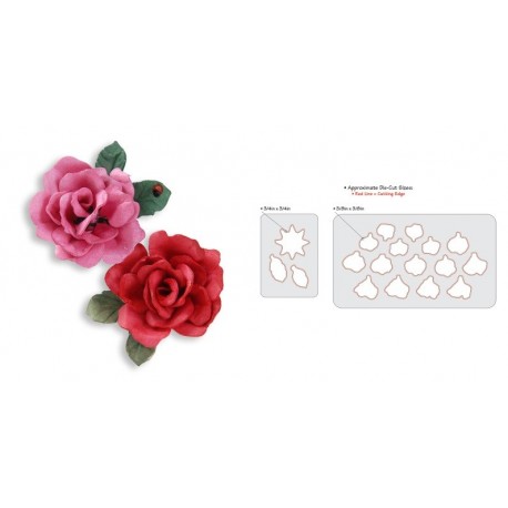 Thinlits Die Set 2PK - Flower, Mini Petals by Susan Tierney-Cockburn Ellison - 1