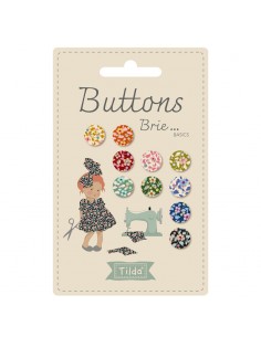 Tilda Brie Basics 10 Bottoni da 10 mm Tilda Fabrics - 1