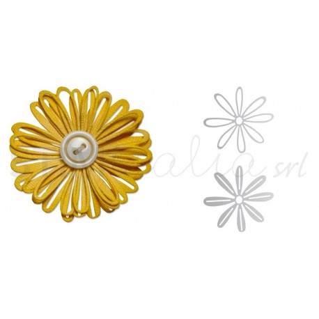 Thinlits Die Set 2PK - Layering Daisy 2 by Craft Asylum Ellison - 1