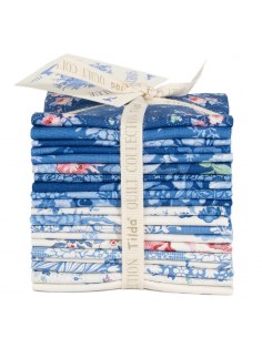 Tilda Something Blue, Fat Eight Bundle Collezione Intera, 20 Fat Eight da 50 x 27,50 cm Tilda Fabrics - 1