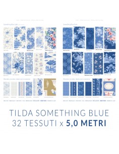 Collezione Tilda Something Blue, 32 tessuti x 5 metri cad. Tilda Fabrics - 1