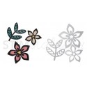 Thinlits Die Set 3PK Intricate African Florals by Craft Asylum Sizzix - Big Shot - 1