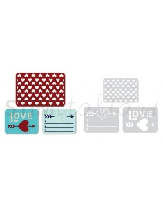 Thinlits Die Set 3PK - Love by Rachael Bright Sizzix - Big Shot - 1