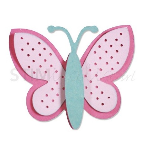 Thinlits Die Set 3PK - Sweet Butterfly by Craft Asylum Ellison - 1