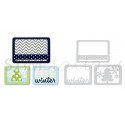 Thinlits Die Set 3PK Winter by Rachael Bright Sizzix - Big Shot - 1