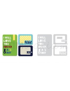Thinlits Die Set 4PK Forever & a Day by Rachael Bright Sizzix - Big Shot - 1