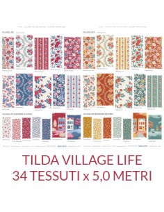 Collezione Tilda Village Life, 34 tessuti x 5 metri cad. Tilda Fabrics - 1