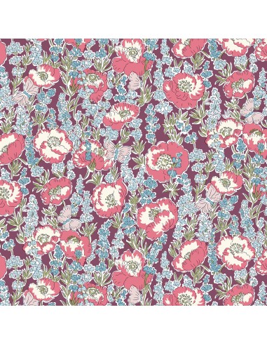 Meadow Flowers, Poppy Breeze, Tessuto...