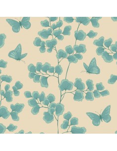 Tilda Flowerdance Lea Teal,...
