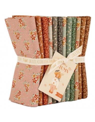 Tilda A Festive Autumn Blenders, 12 Fat Quarter 48 x 53 cm Coordinati Tilda Fabrics - 1
