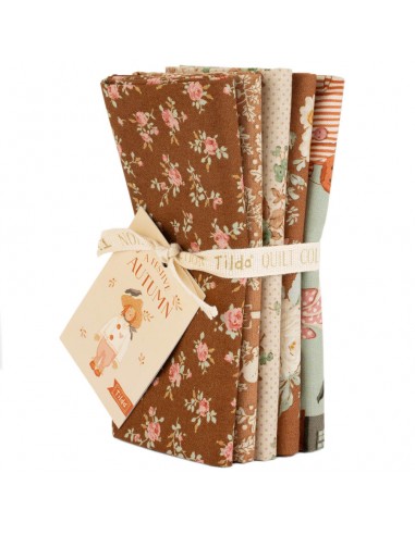 Tilda A Festive Autumn Caramel, 5 Fat Quarter 48 x 53 cm Caramello Tilda Fabrics - 1