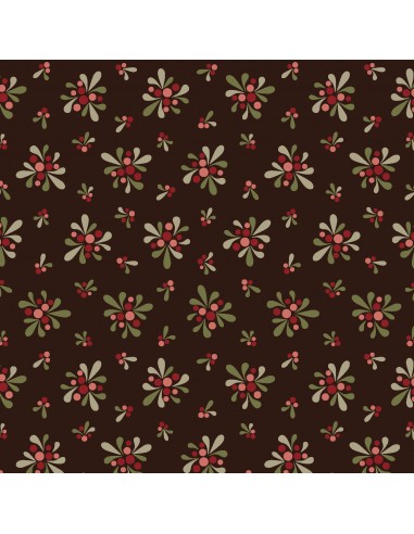 EQP New Beginnings, Winterberry, Mocha EQP Textiles - 1