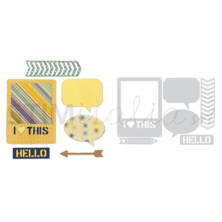 Thinlits Die Set 6PK - I Heart This by Jillibean Soup Ellison - 1