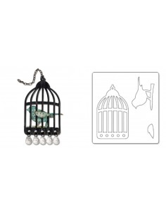 Bigz Die - Caged Bird by Tim Holtz® Ellison - 1