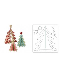 Bigz Die - Christmas Trees, 3-D by Brenda Walton Ellison - 1