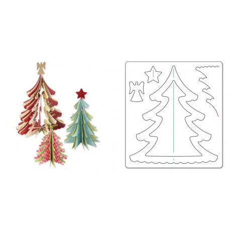 Bigz Die - Christmas Trees, 3-D by Brenda Walton Ellison - 1