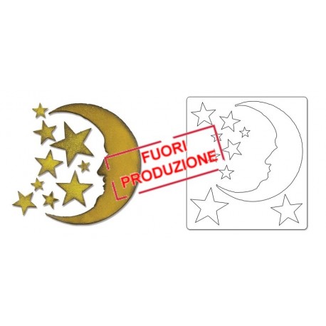 Bigz Die - Crescent Moon & Stars by Tim Holtz Ellison - 1