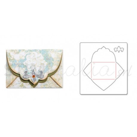 Bigz Die - Envelope w/Ornate Flap by Rachael Bright Ellison - 1