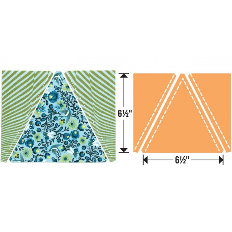 Bigz Plus Q Die - Triangles, Isosceles & Right 6 1/2" Sizzix - Big Shot - 1