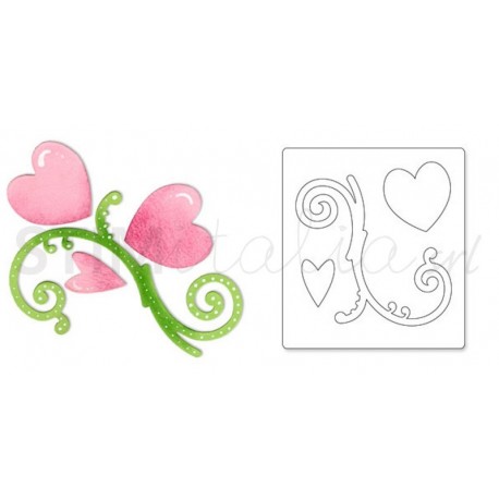Bigz Die - Flourish & Hearts by Stu Kilgour Ellison - 1