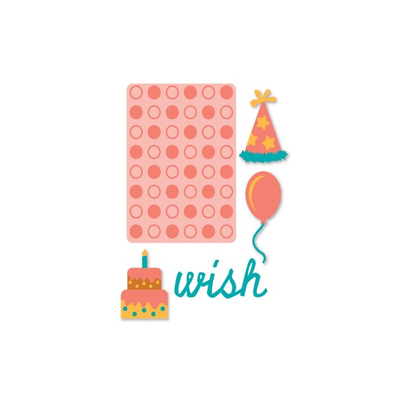 Sidekick Side-Order Set - Birthday by Tim Holtz Sizzix - Big Shot - 1